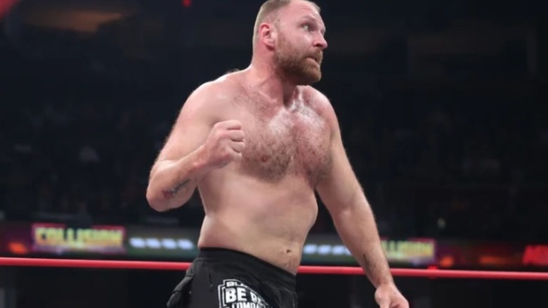 Jon Moxley competes in the ring during an episode of AEW TV.