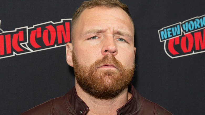 Jon Moxley looking into the camera