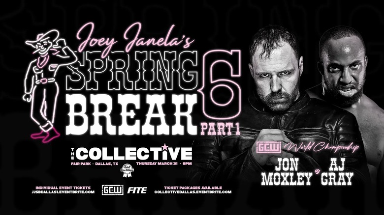 Western/Purple Poster for Jon Moxley vs. AJ Gray for Joey Janela's Spring 6