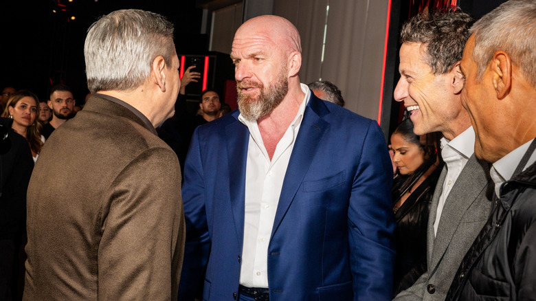 Triple H talking