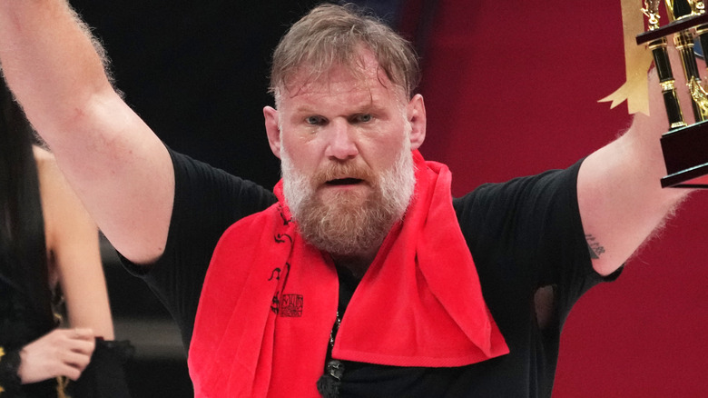 Josh Barnett, celebrating booking WWE stars