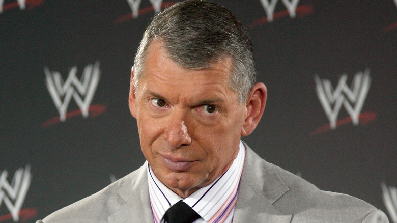 Vince McMahon attending the $1 million WWE Giveaway Press Conference at the Staples Center, June 2008