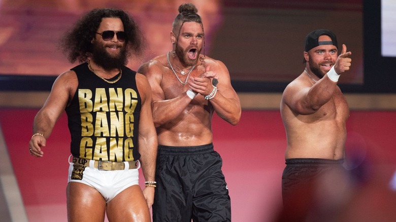 The Bang Bang Gang on AEW Collision