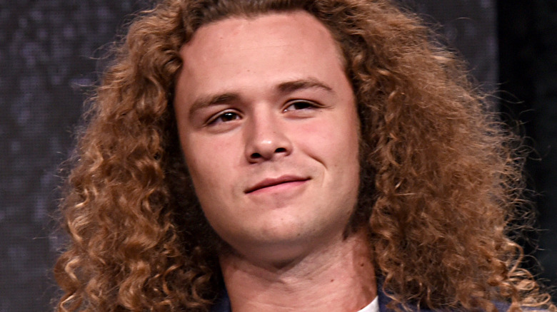 Perry giving an interview