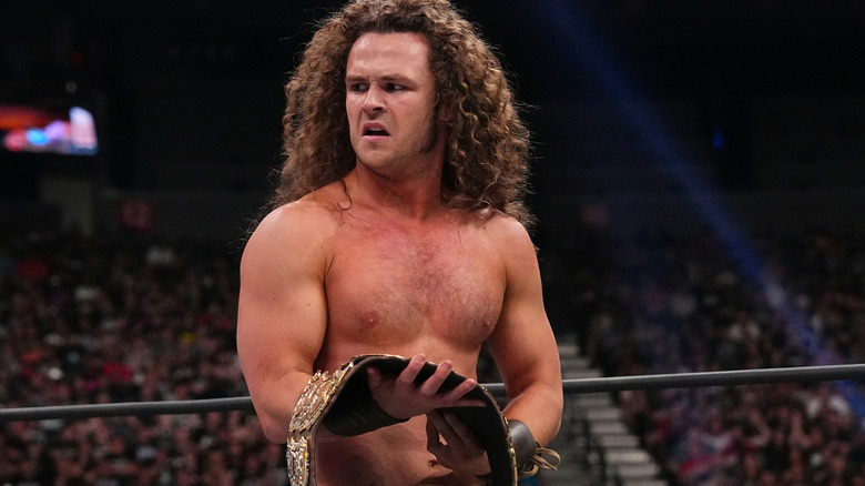 Jungle Boy with title belt