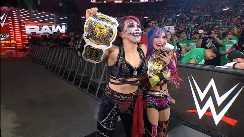 The Kabuki Warriors win the Women's Tag Team Championship