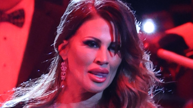 Karen Jarrett mouth open