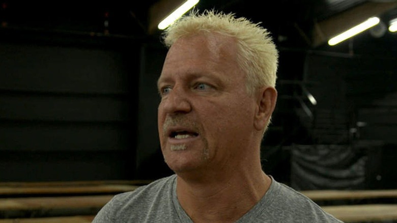 Jeff Jarrett during a backstage interview in WWE.
