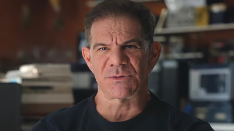 Dave Meltzer speaks on camera during Netflix's Mr. McMahon documentary series.