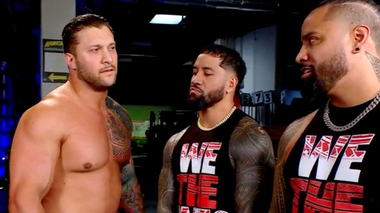 Karrion Kross and the Usos 