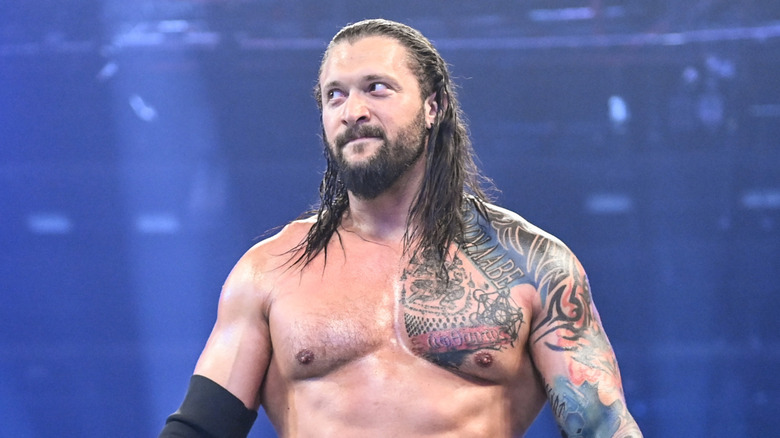 Karrion Kross looks on during Night Of Champions