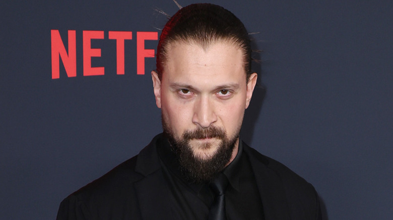 Karrion Kross attends the Los Angeles Premiere Of Netflix's 
