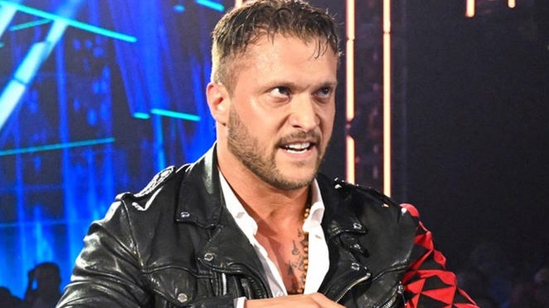 Karrion Kross looking away