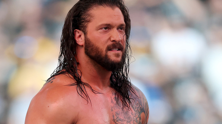 Karrion Kross hearing the phone ring, hoping it's WWE on the other line