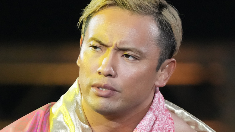 Kazuchika Okada scowls