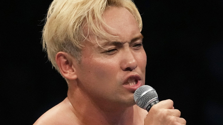 Kazuchika Okada speaking