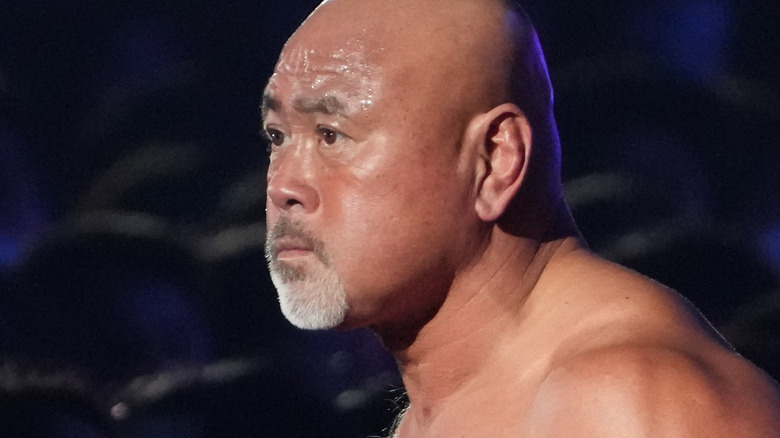 Keiji Muto side-profile NJPW