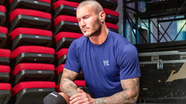 Randy Orton thinking backstage