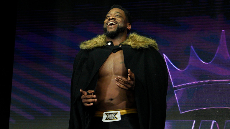 Kenny King makes his way to the ring