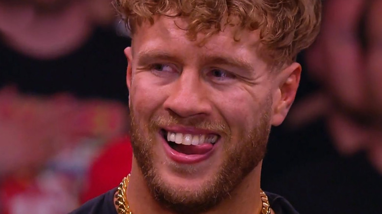 Will Ospreay Smiling In AEW