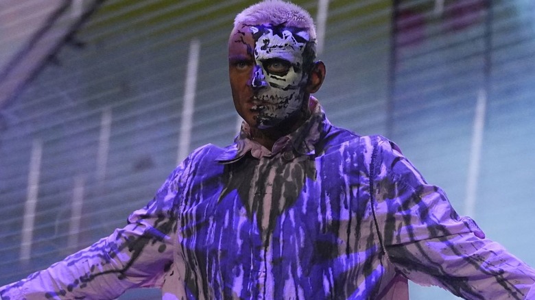 Darby Allin, thinking of real glass