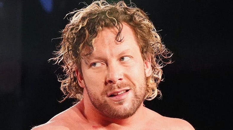 Kenny Omega looking to the side