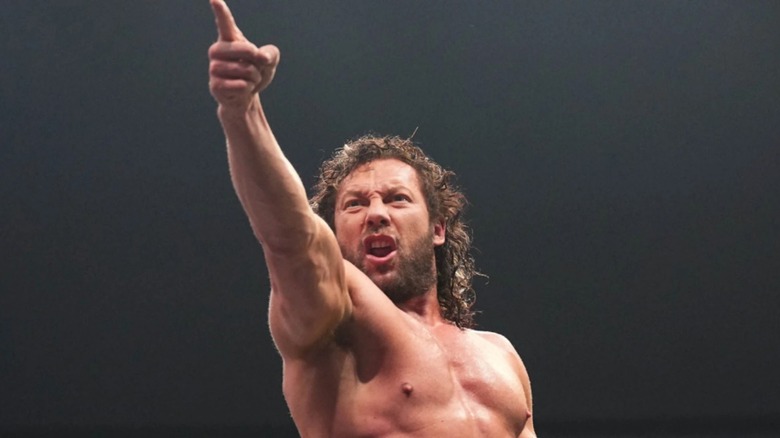 Kenny Omega points in fury