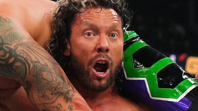 Kenny Omega in the ring