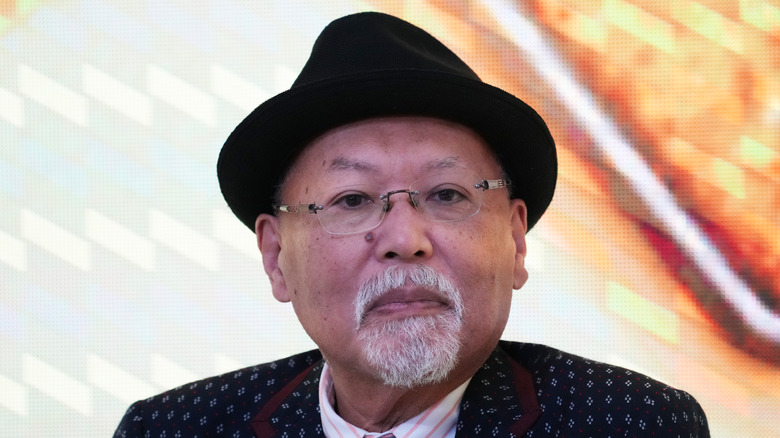Rossy Ogawa en un evento de prensa de Marigold