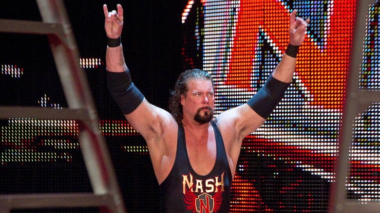 Kevin Nash making his entrance in WWE