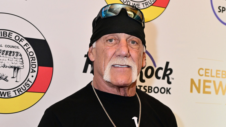 Hulk Hogan posing