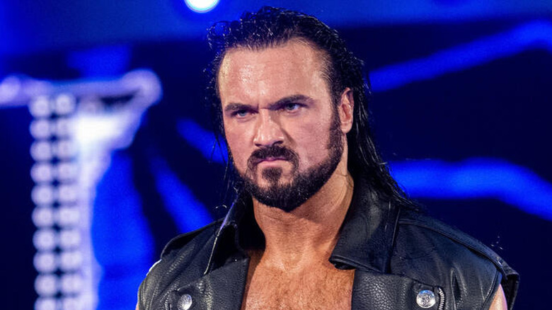 Drew McIntyre scowling