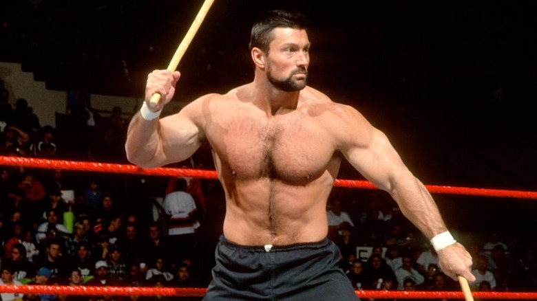 Steve Blackman in the ring