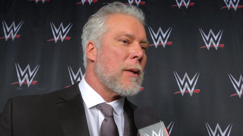 Kevin Nash being interviewed