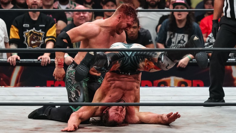 Will Ospreay plants Kenny Omega into the canvas