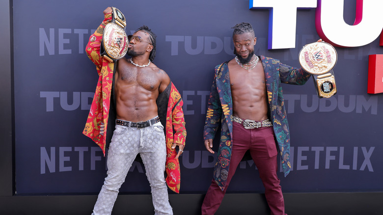 The New Day poses during happier times