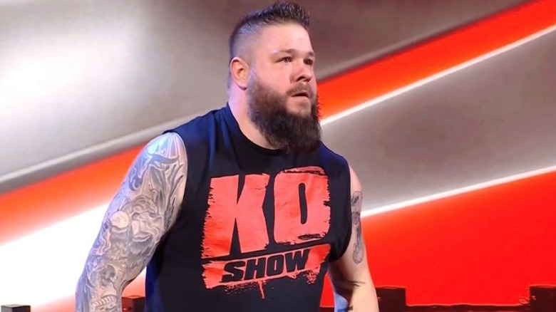 Kevin Owens enters the arena