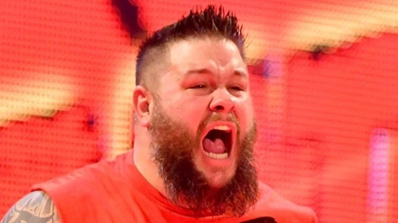 Kevin Owens During His Entrance On WWE Raw