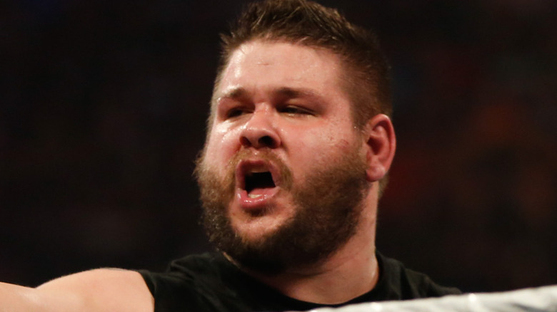 Kevin Owens yells