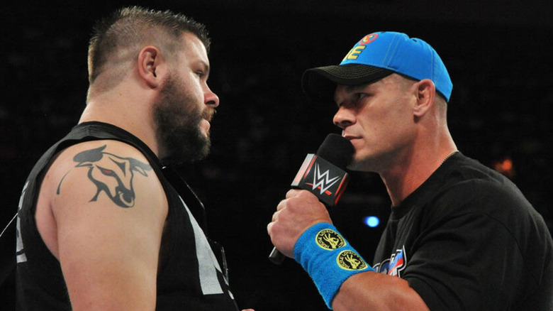 Kevin Owens and John Cena in 2015