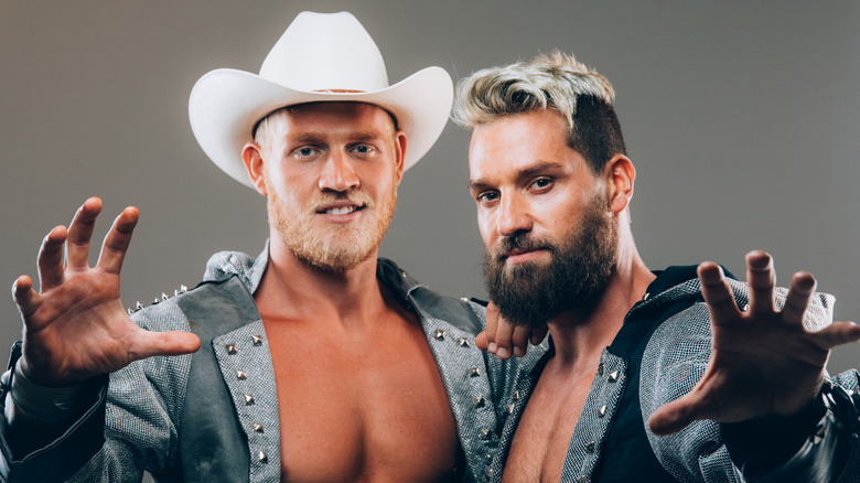 Marshall Von Erich with his brother, Ross Von Erich