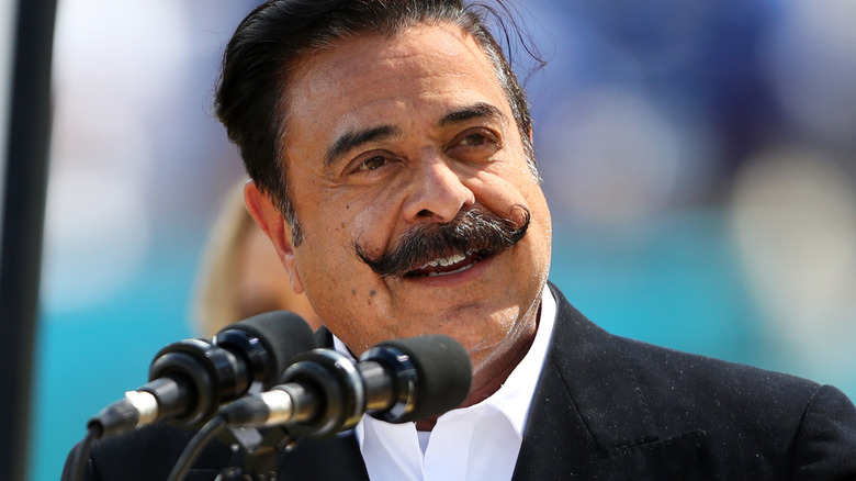 Shahid Khan speaks at a Jaguars NFL event