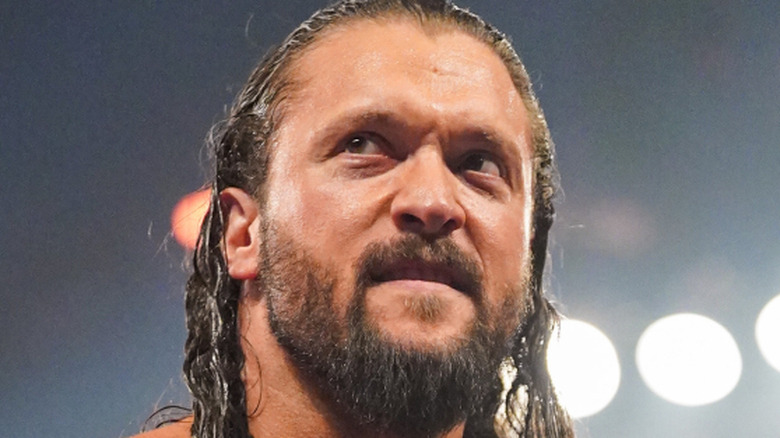 Karrion Kross looks on during Night Of Champions at Kingdom Arena on June 28, 2025 in Riyadh, Saudi Arabia.