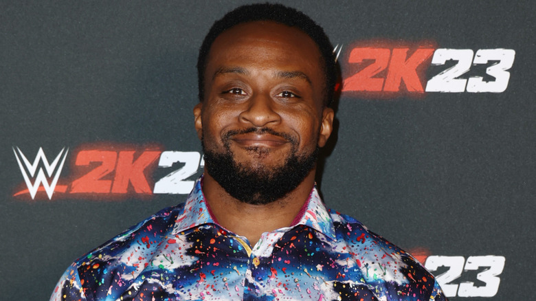 Big E is smiling