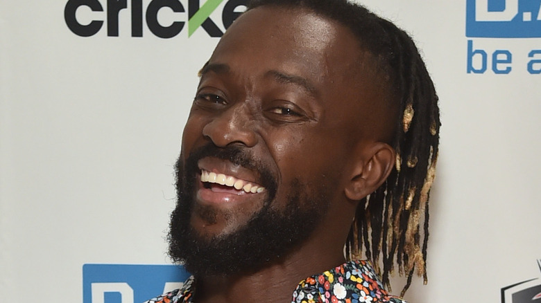 Kofi Kingston attends WWE's "Be A Star" rally at the Boys and Girls Club Hollywood