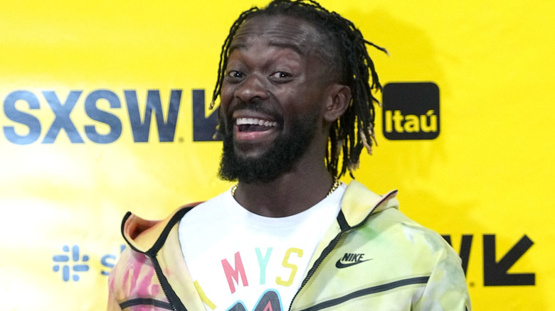 Kofi Kingston smiling