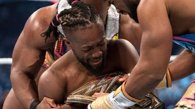 Kofi Kingston crying 