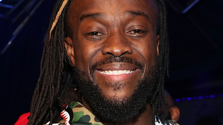 Kofi Kingston smiling