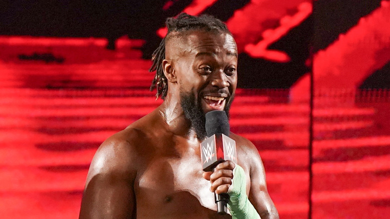 Kofi Kingston smiling