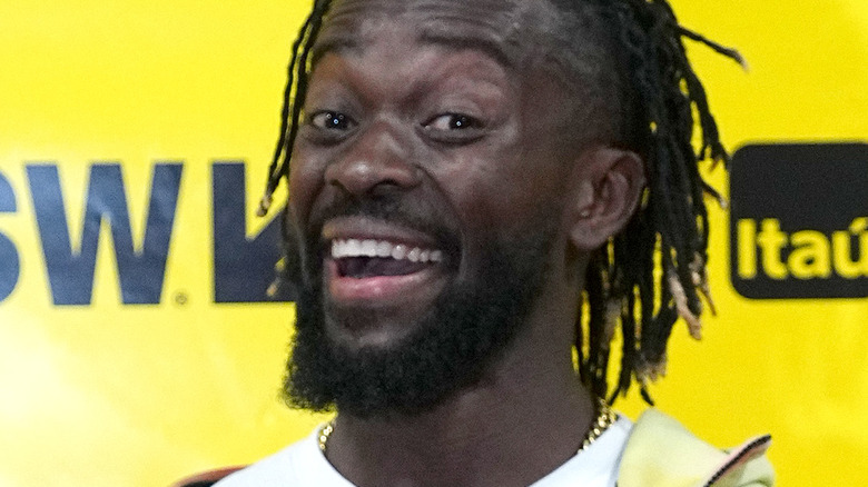 Kofi Kingston smiling 